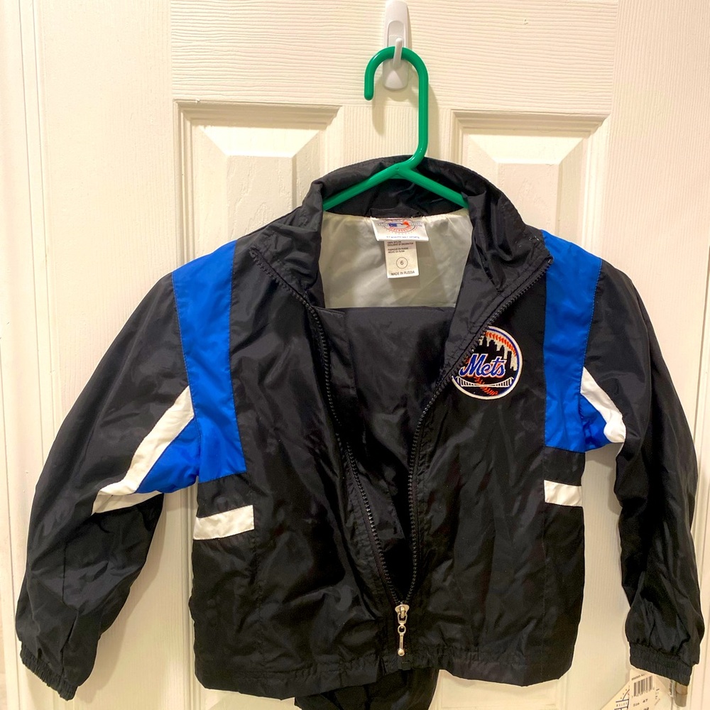 Mets Genuine Merchandise Major League Sweatsuit! - Boys size 6 - New w/Tags!